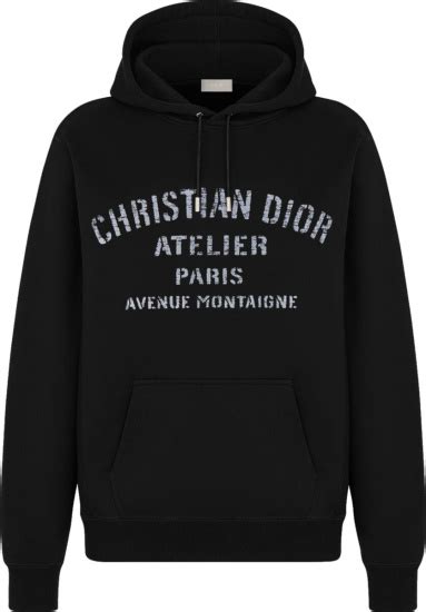 hoodie dior homme|christian dior hoodie black.